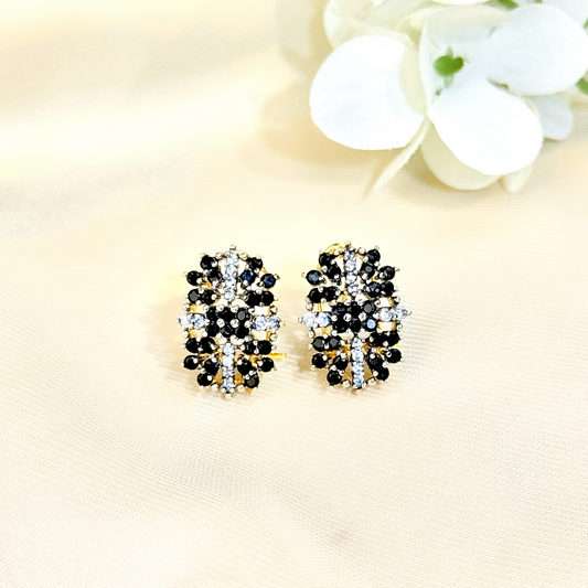 Midnight Cluster Stud Earrings