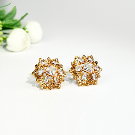 Aurora Shine Stud Earrings
