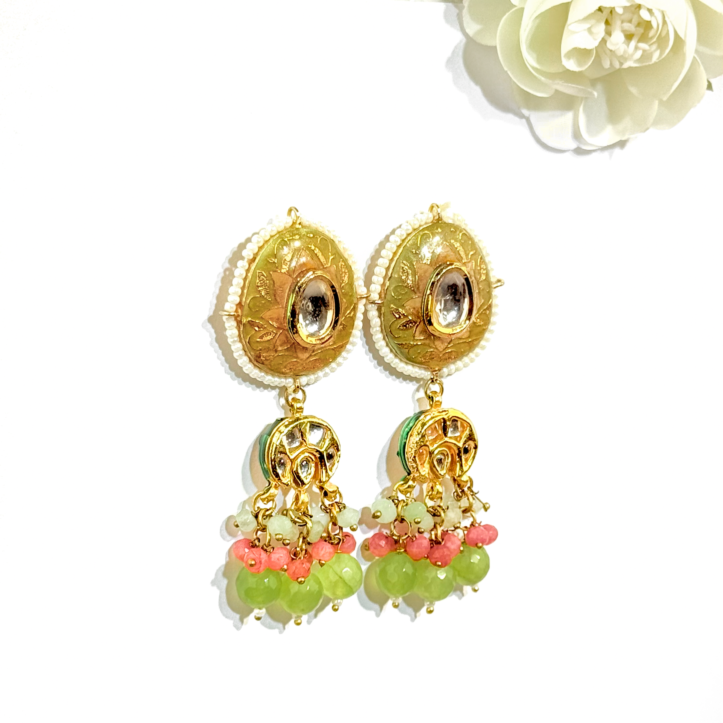 Mehreen Kundan Stud Earrings