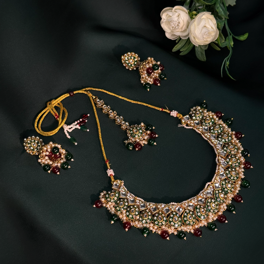 Amira Royal Kundan Necklace Set
