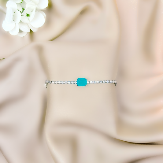 Celeste Aqua Glow Bracelet