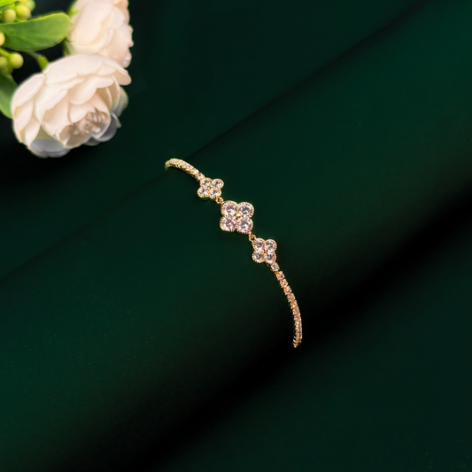 Crystal Bloom Elegance Bracelet