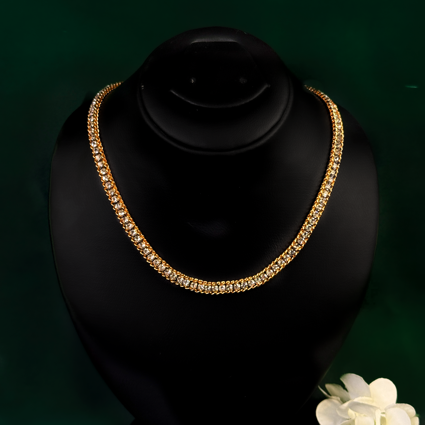 Royal Sparkle Tennis Necklace