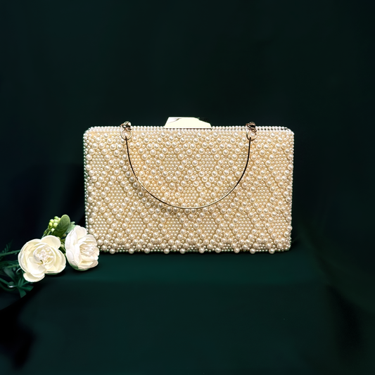 Pearl Royale Luxury Evening Clutch