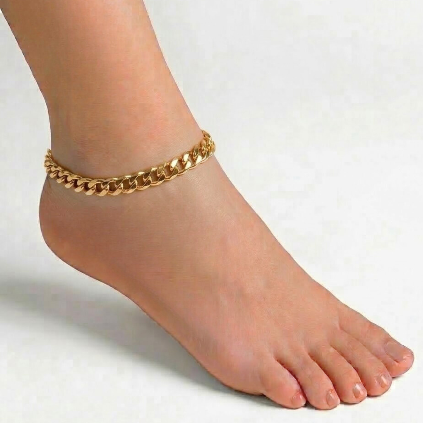 Classic Gold Link Anklet