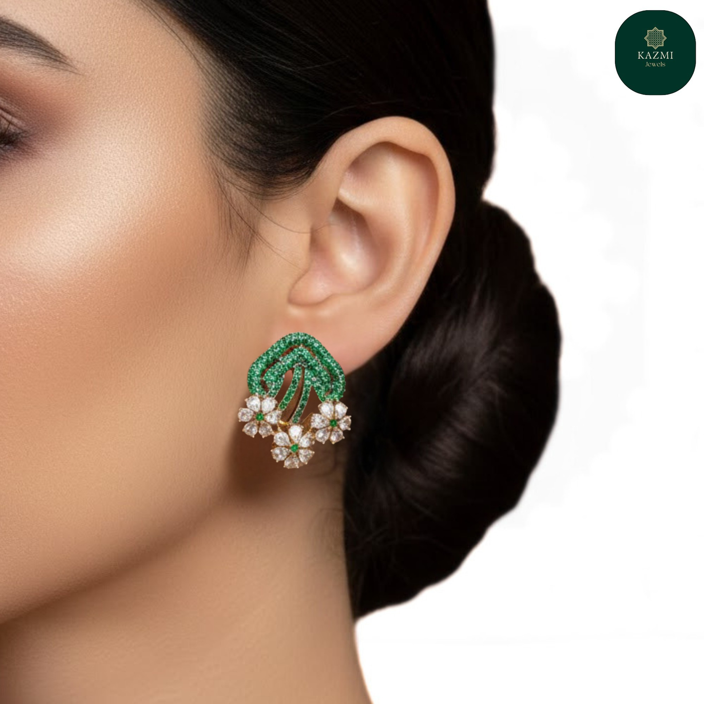 Resham Zircon Earrings