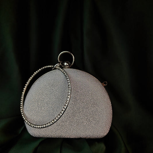 Silver Celestial Clutch