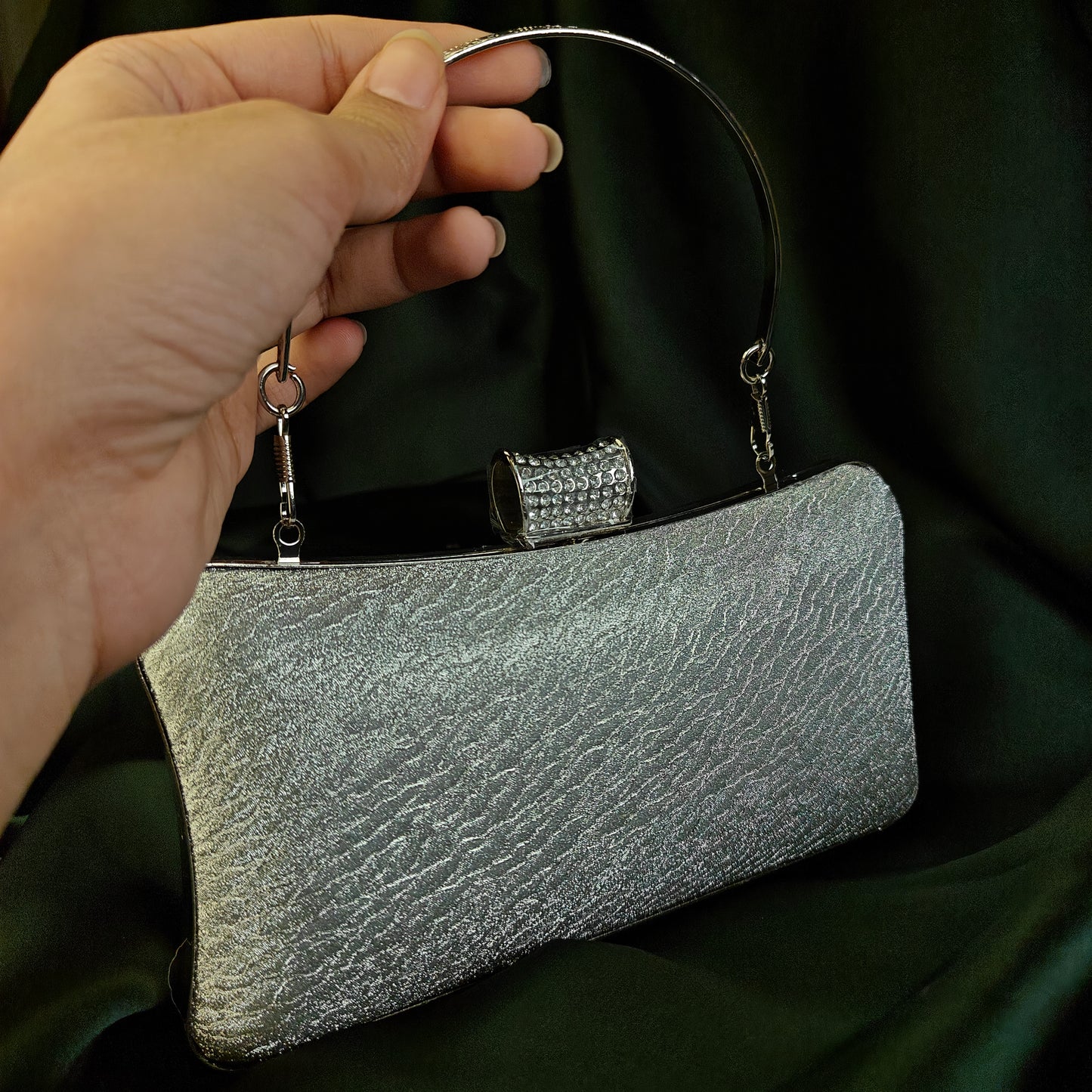 Silver Dreams Clutch