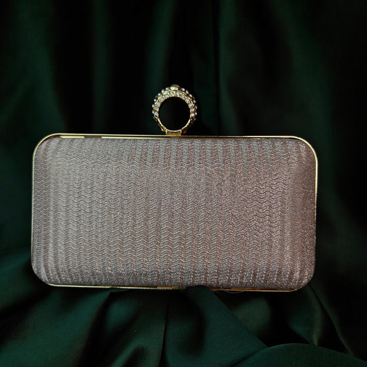 Rose Gold Lux Clutch