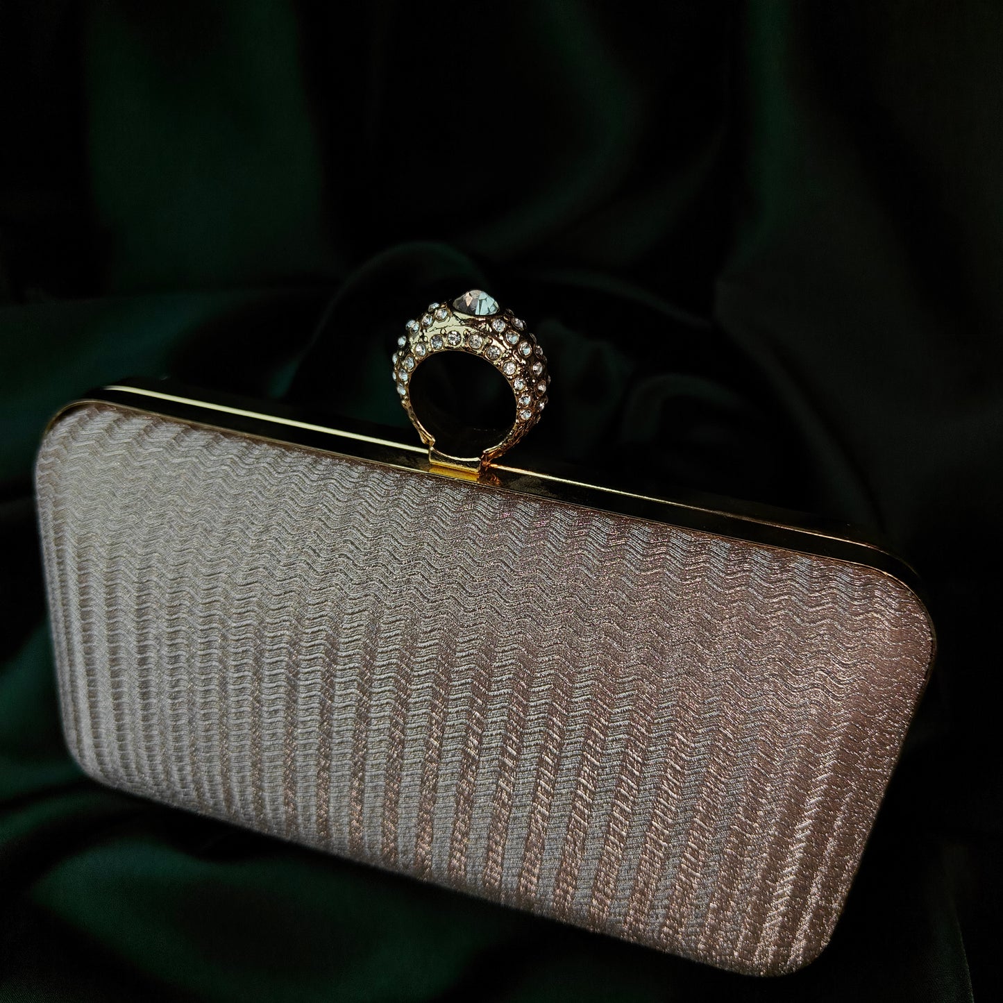 Rose Gold Lux Clutch